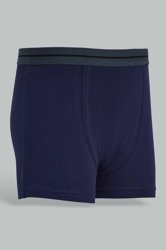 Redtag-Navy-3-Pcs-Pack-Boxer-Shorts-365,-BSR-Boxers,-Category:Boxers,-Colour:Assorted,-Deals:New-In,-ESS,-Filter:Senior-Boys-(8-to-14-Yrs),-New-In-BSR-APL,-Non-Sale,-Section:Boys-(0-to-14Yrs)-Senior-Boys-9 to 14 Years