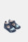 Redtag-Navy-Dinosaur-Pram-Shoe-Category:Shoes,-Colour:Navy,-Deals:New-In,-Filter:Baby-Footwear-(0-to-18-Mths),-NBF-Shoes,-New-In-NBF-FOO,-Non-Sale,-ProductType:Pumps,-Section:Boys-(0-to-14Yrs),-W23O-Baby-0 to 18 Months