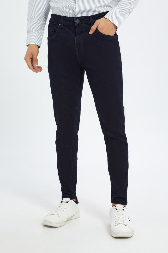 Redtag-Men-Darkwash-5-Pocket-Skinny-Fit-Jeans-365,-Category:Jeans,-Colour:Dark-Wash,-Deals:New-In,-Event:STRATEGY,-Filter:Men's-Clothing,-FIT-WALL-(FTW),-H1:MWR,-H2:GEN,-H3:DNB,-H4:JNS,-Men-Jeans,-New-In-Men-APL,-Non-Sale,-Promo:STRATEGY,-Season:365365,-Section:Men-Men's-