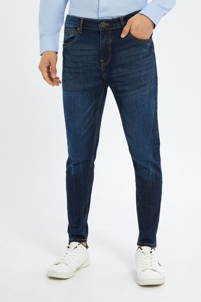 Redtag-Men-Indigo-5-Pocket-Skinny-Fit-Jeans-365,-Category:Jeans,-Colour:Indigo,-Deals:New-In,-Event:STRATEGY,-Filter:Men's-Clothing,-FIT-WALL-(FTW),-H1:MWR,-H2:GEN,-H3:DNB,-H4:JNS,-Men-Jeans,-New-In-Men-APL,-Non-Sale,-Promo:STRATEGY,-Season:365365,-Section:Men-Men's-