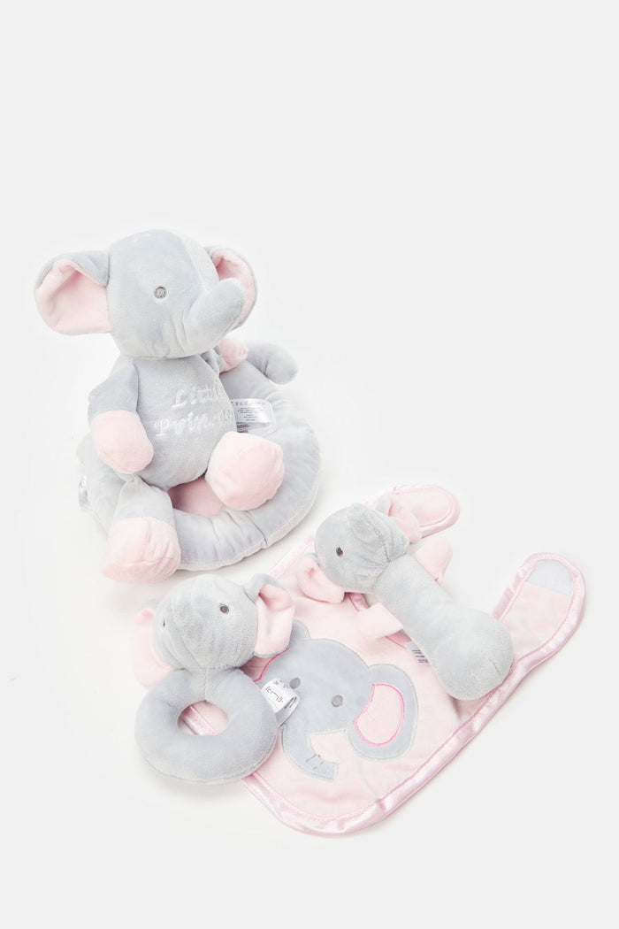 Redtag-Grey-5Pcs-Baby-Gift-Set-ACCNBNNUFNUF,-Category:Newborn-Accessories,-Colour:Grey,-Deals:New-In,-Filter:Newborn-Accessories,-H1:ACC,-H2:NBN,-H3:NUF,-H4:NUF,-NBN-Newborn-Accessories,-New-In,-New-In-NBN-ACC,-Non-Sale,-ProductType:Baby-Blankets,-Season:W23B,-Section:Boys-(0-to-14Yrs),-W23B-New-Born-Baby-