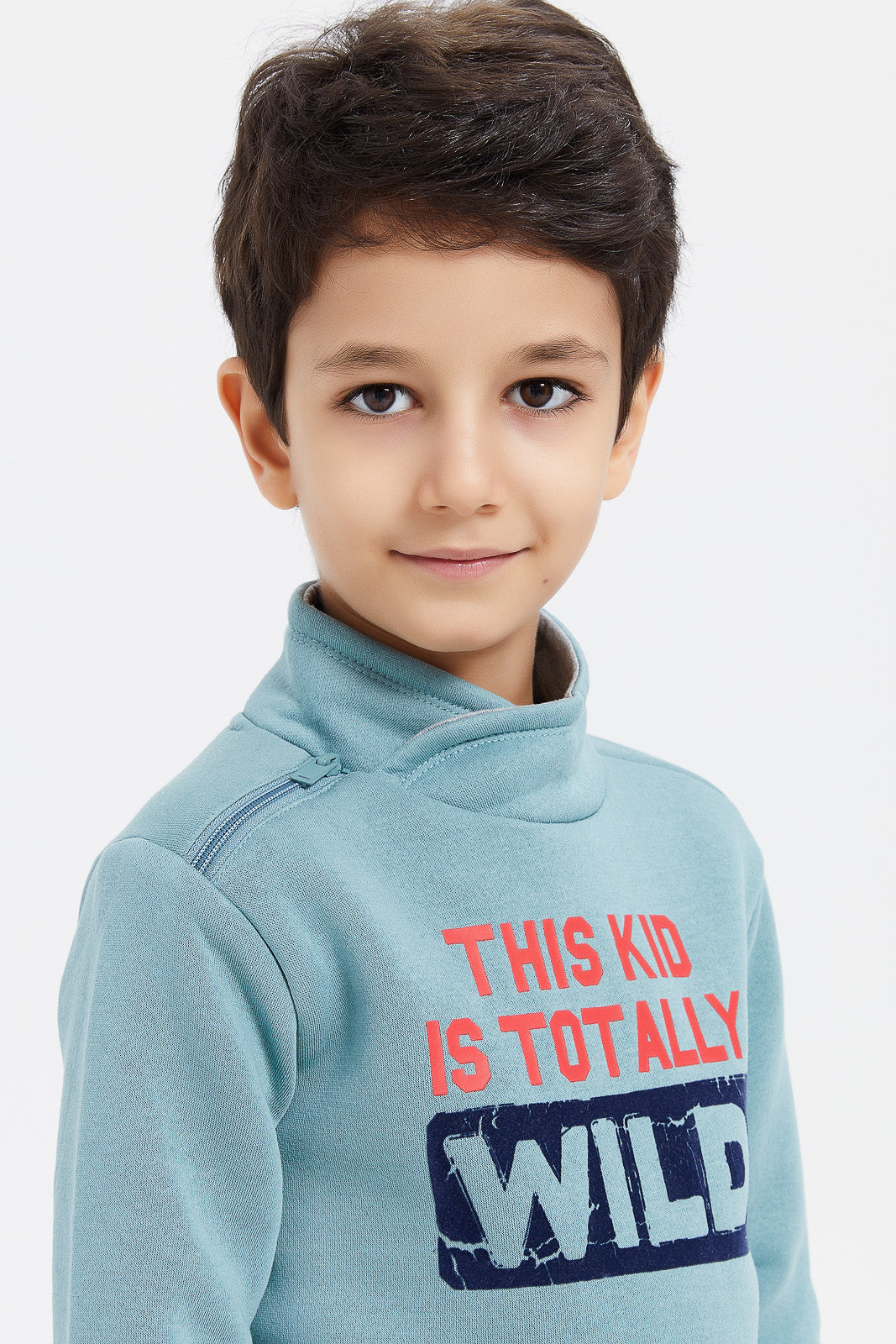 اشترِ Boys Mint Printed Sweatshirt 127155536 من الإمارات العربية | ردتاغ