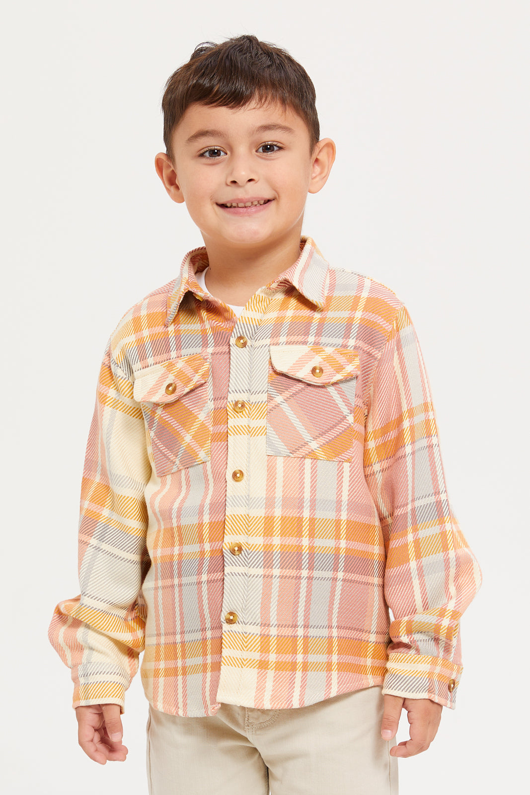 Buy Boys Multicolour Check Shacket Shirt 127803468 in UAE | REDTAG