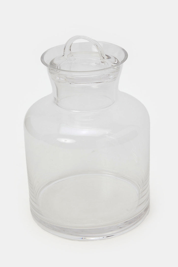 Buy Clear Glass Plain Canister Jar (Large) for Home 129113170 in UAE ...